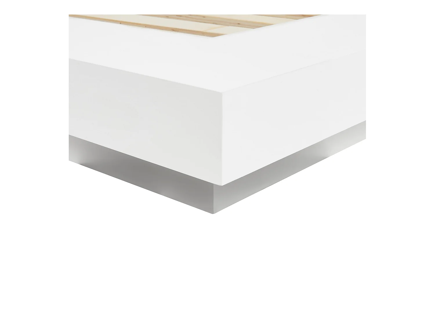 Lit avec sommier ZEN 180 x 200 cm Blanc