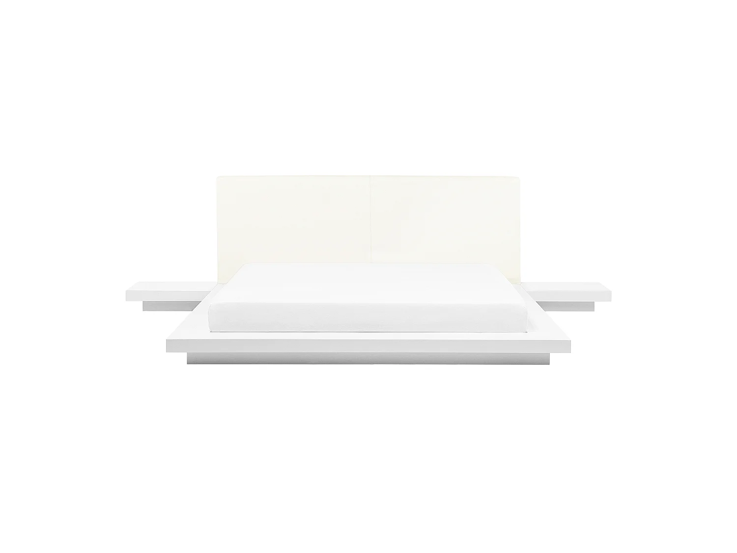 Lit avec sommier ZEN 180 x 200 cm Blanc