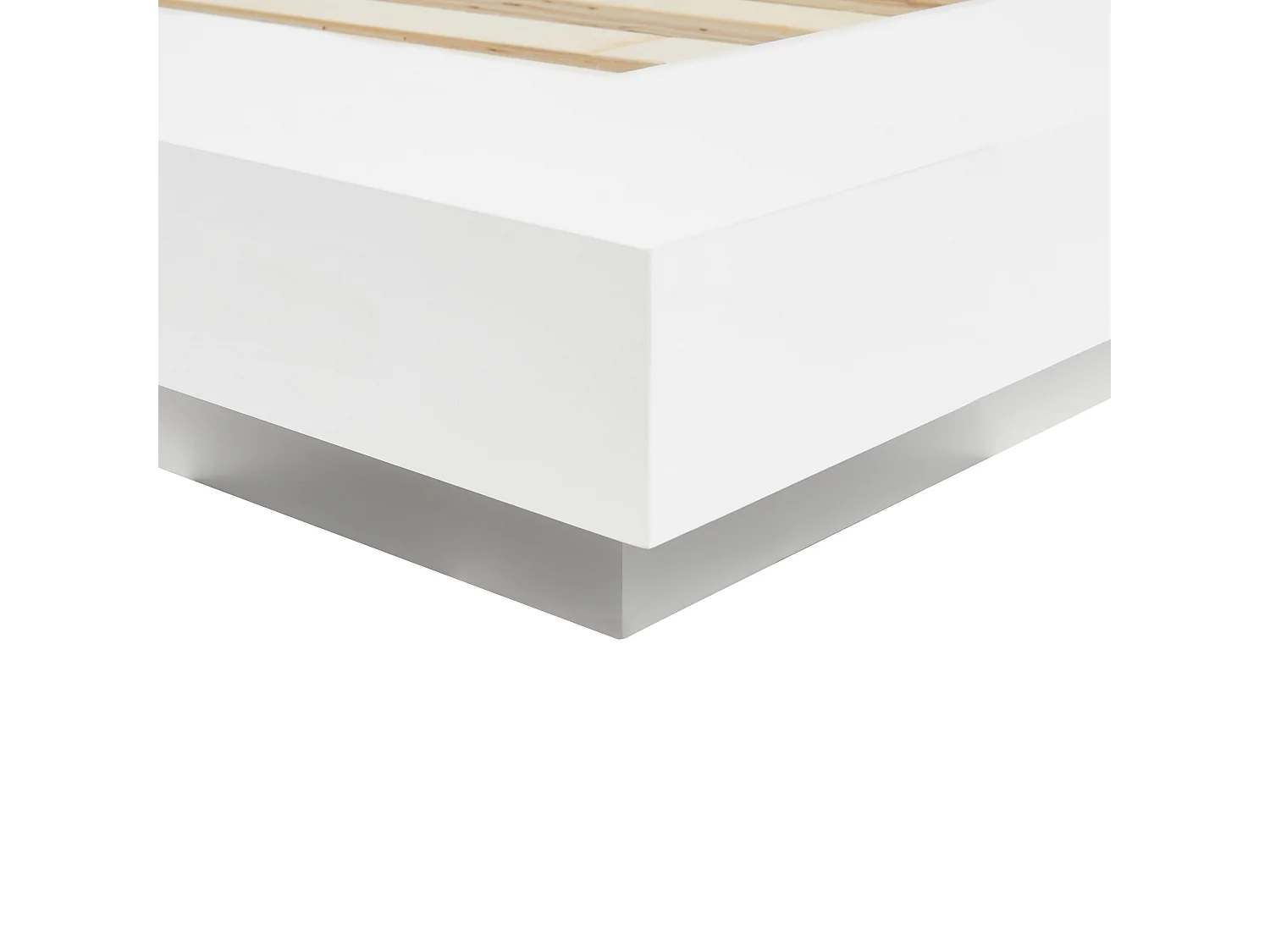 Lit avec sommier ZEN 180 x 200 cm Blanc