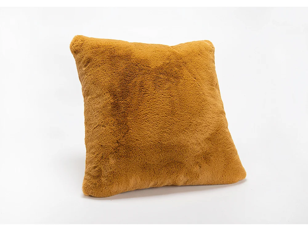 Coussin Luxe camel 50x50 cm