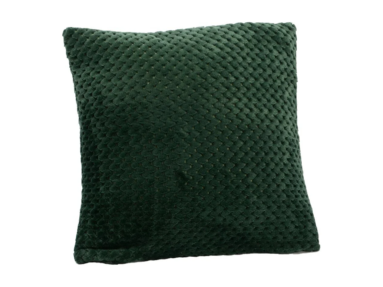 Coussin Damier forêt 40x40 cm