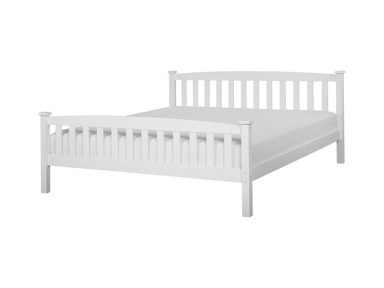 Bed Dennenhout GIVERNY 180 x 200 cm Wit