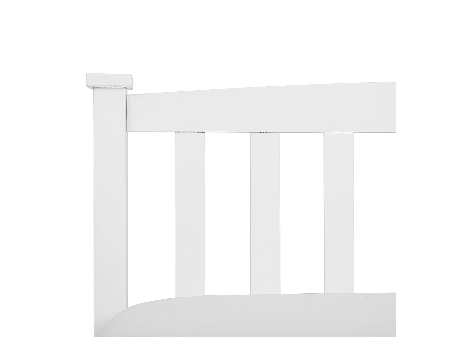 Bed Dennenhout GIVERNY 180 x 200 cm Wit