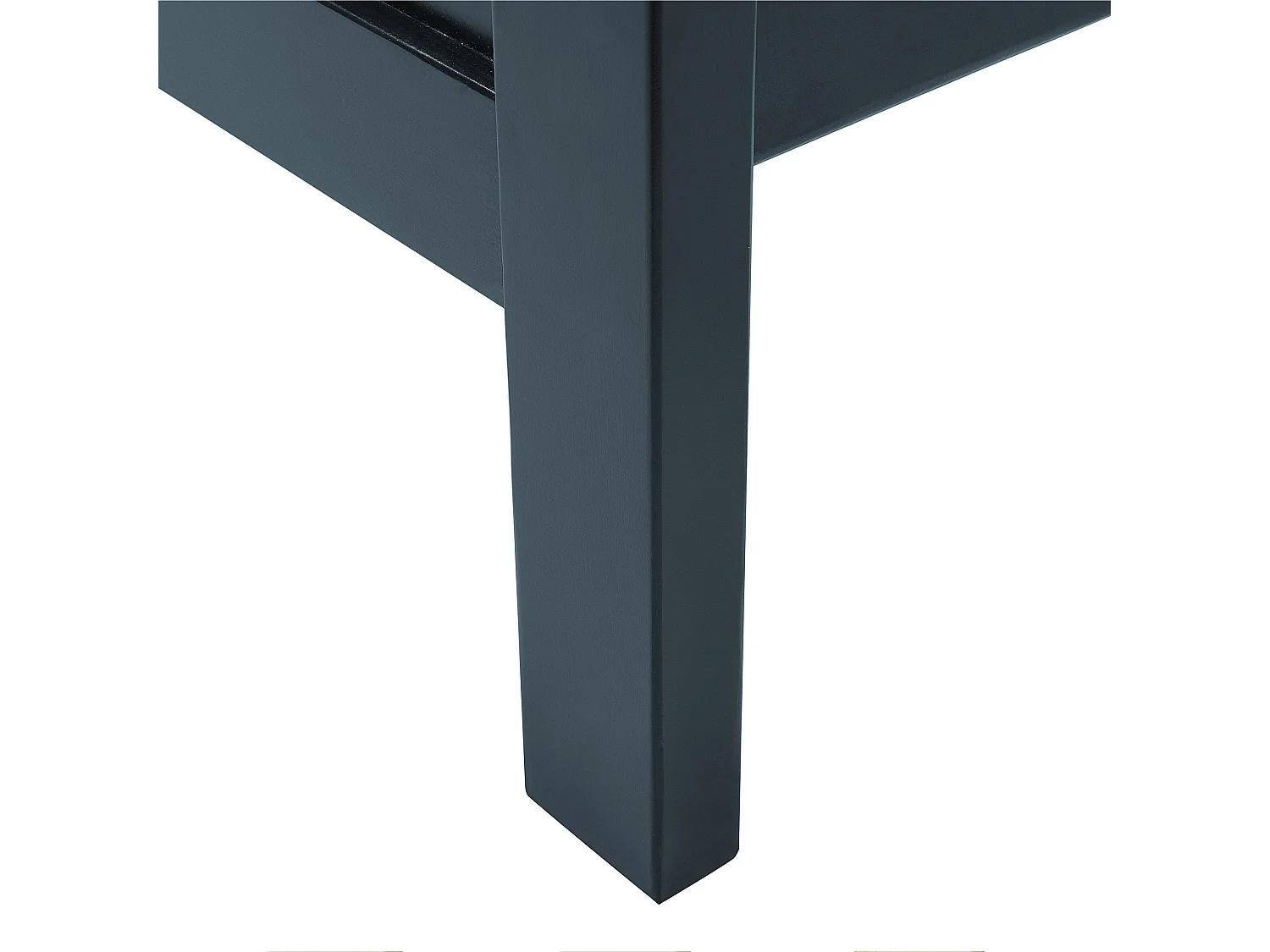 Lit avec sommier Bois de pin OLIVET 180 x 200 cm Bleu foncé