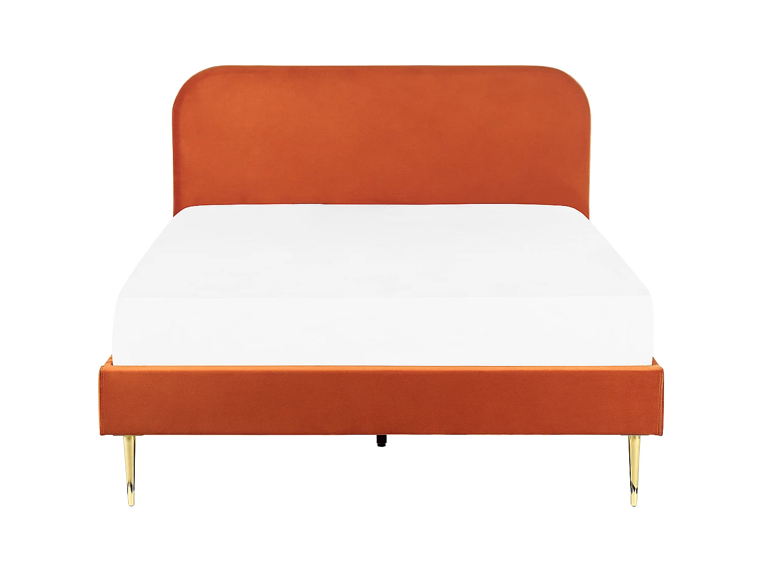 Cama Veludo FLAYAT 140 x 200 cm Laranja