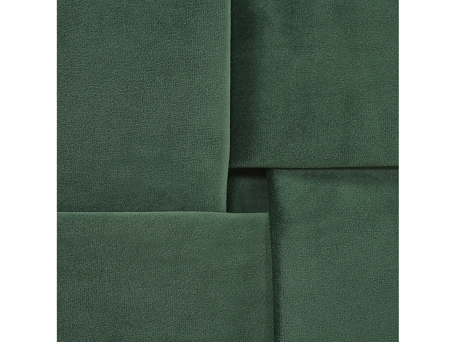 Bed Fluweel LIMOUX 160 x 200 cm Donkergroen