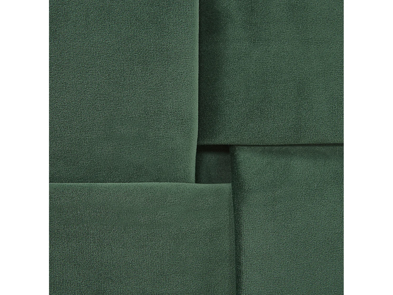 Lit avec sommier Velours LIMOUX 160 x 200 cm Vert foncé