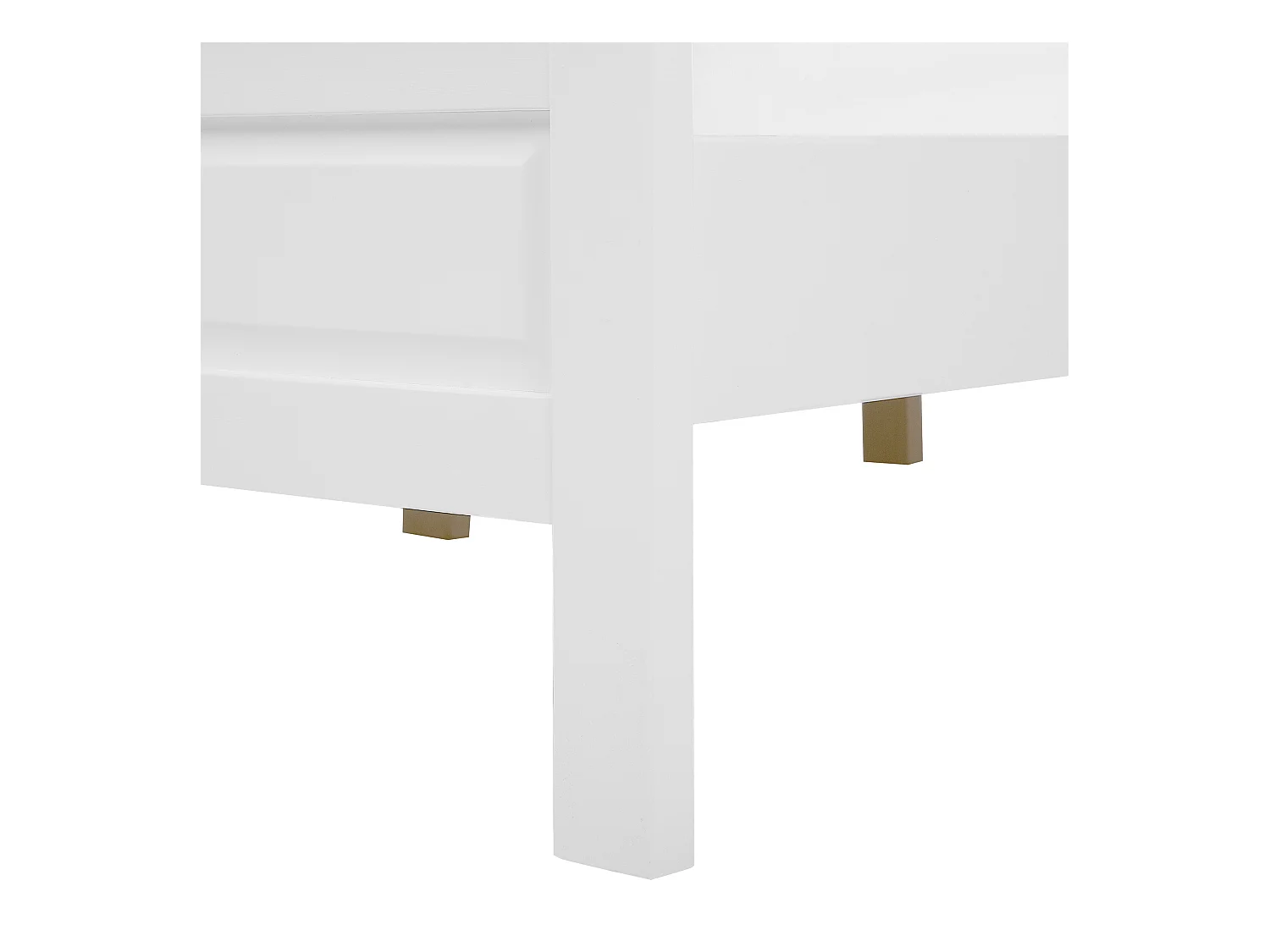 Bed Dennenhout OLIVET 180 x 200 cm Wit