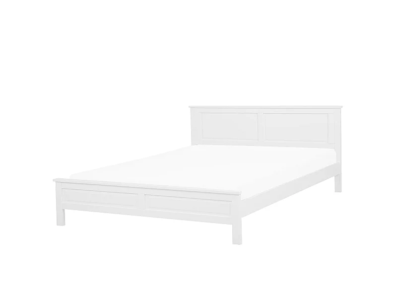 Letto Legno OLIVET 180 x 200 cm Bianco
