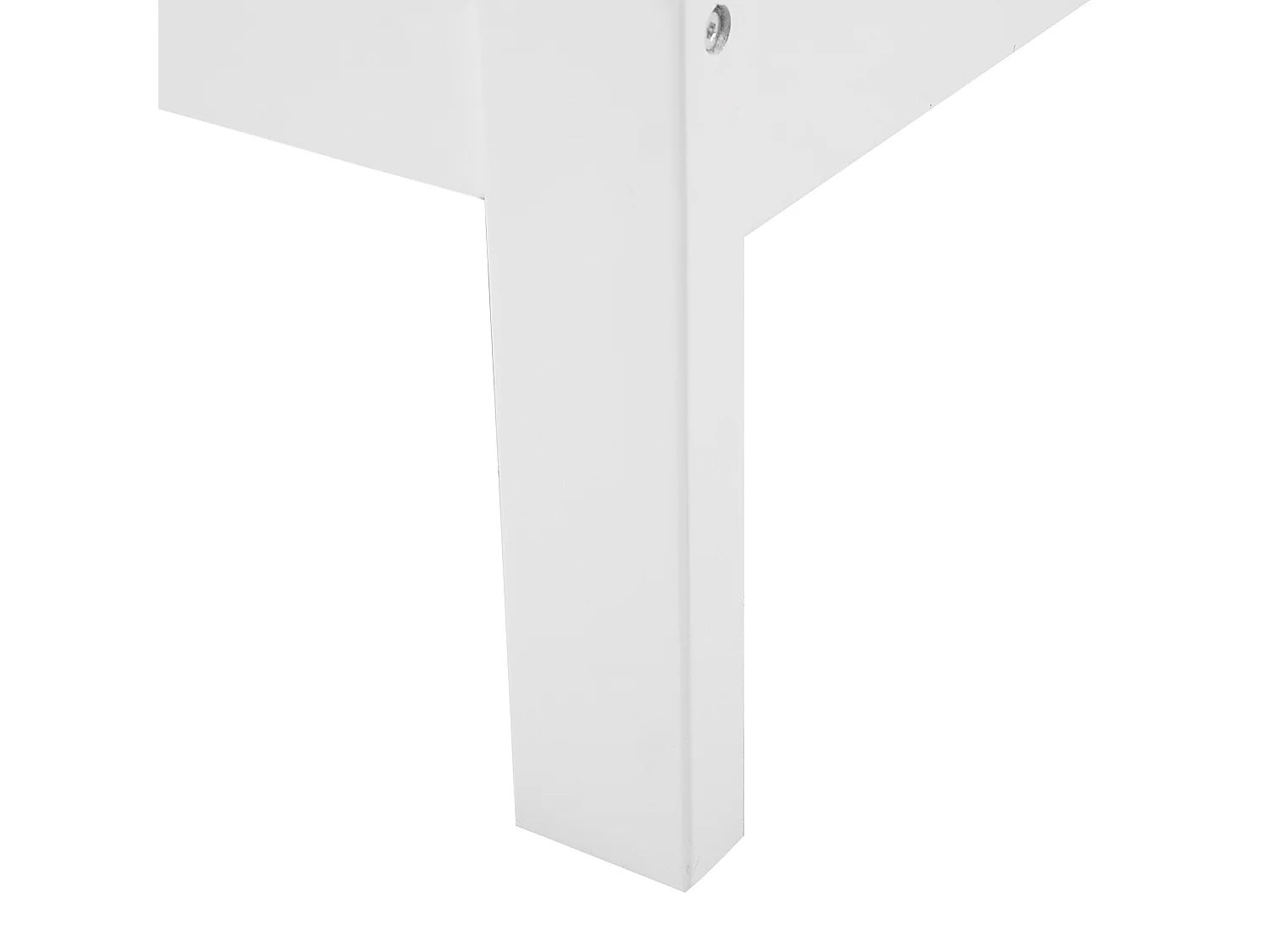 Lit avec sommier Bois de pin TANNAY 180 x 200 cm Blanc