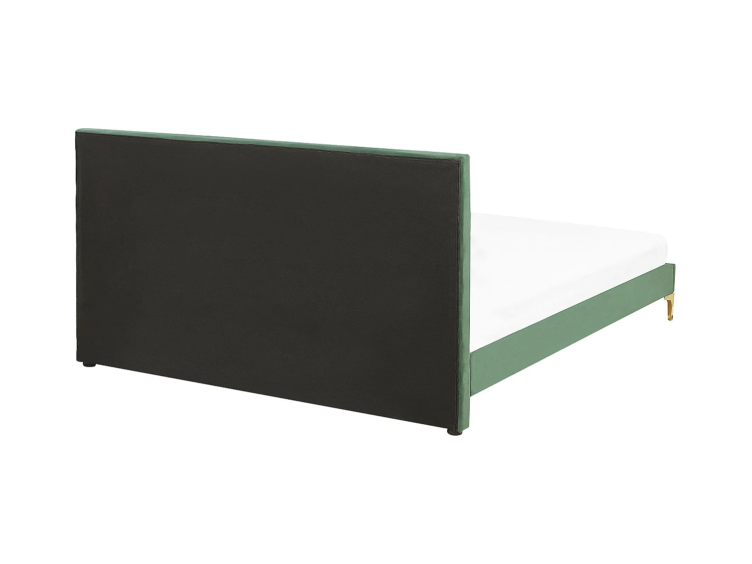 Lit avec sommier Velours LIMOUX 180 x 200 cm Vert foncé