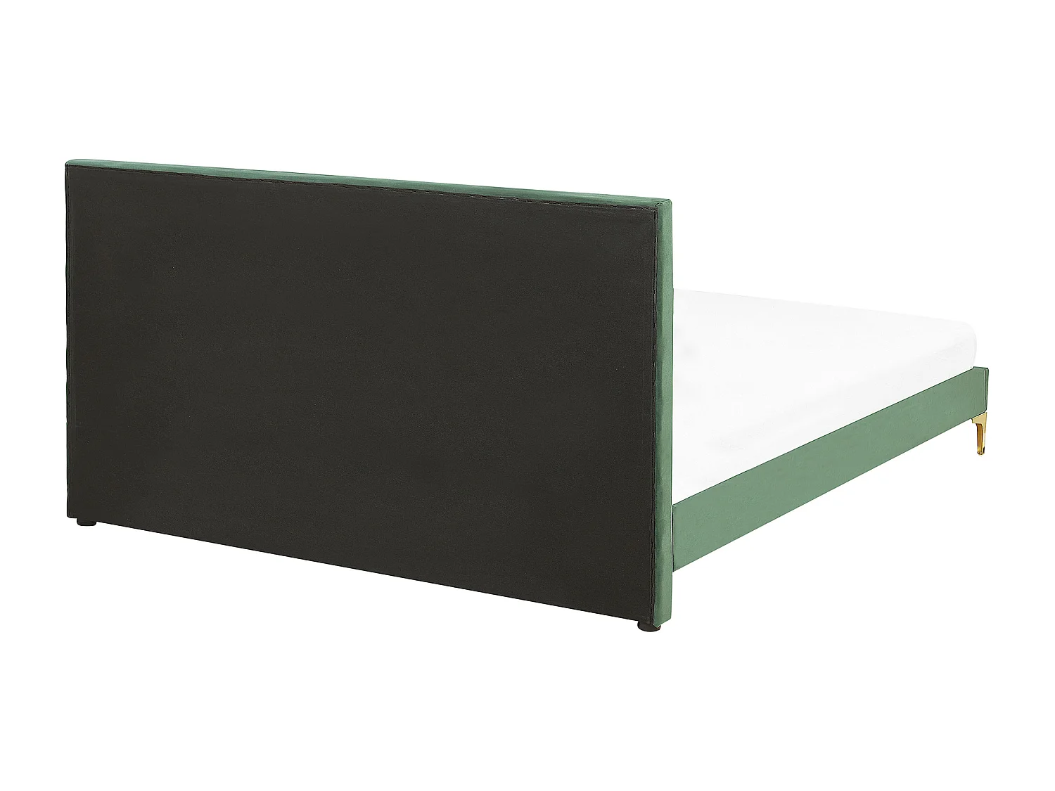 Bed Fluweel LIMOUX 180 x 200 cm Donkergroen