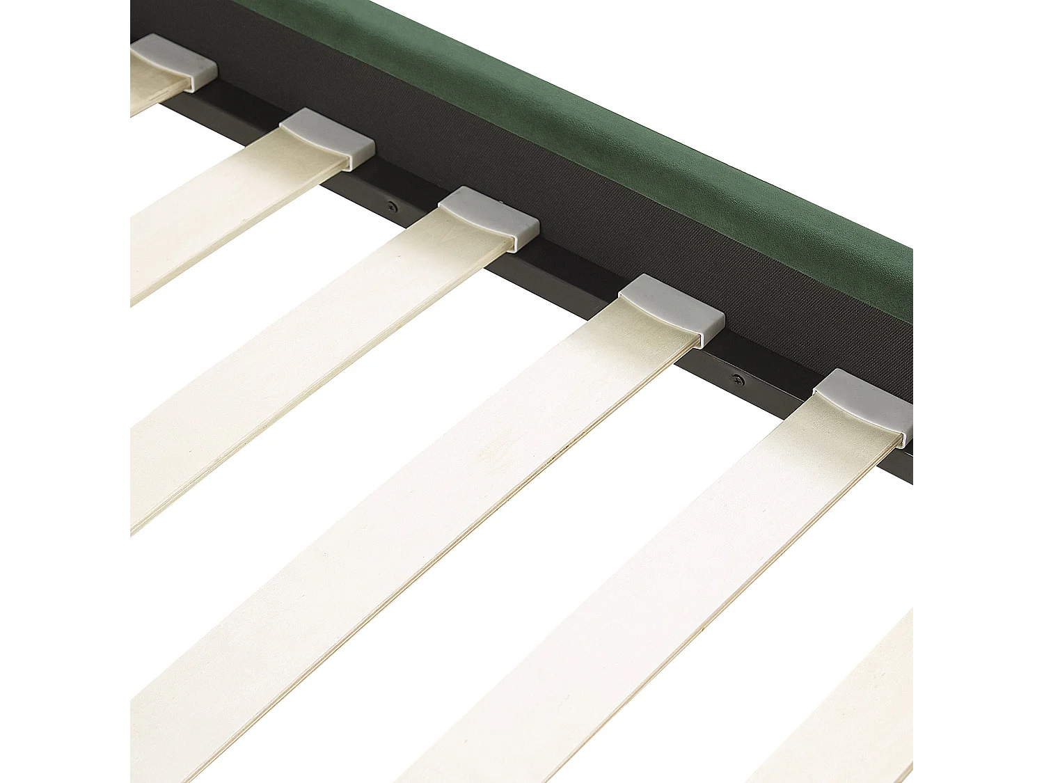 Bed Fluweel LIMOUX 180 x 200 cm Donkergroen