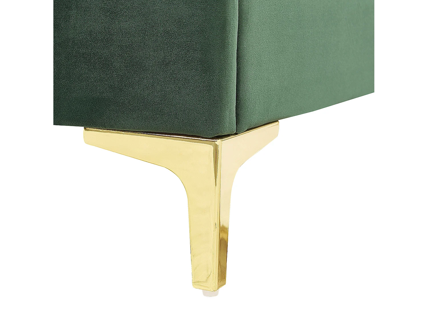 Bed Fluweel LIMOUX 180 x 200 cm Donkergroen