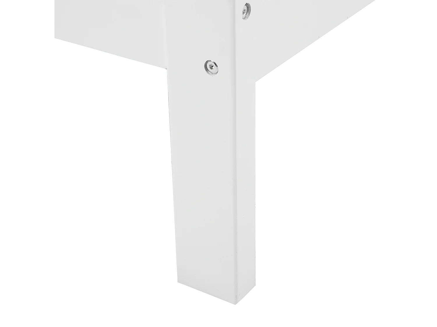 Klassisches Holzbett Lattenrost weiß Tannay