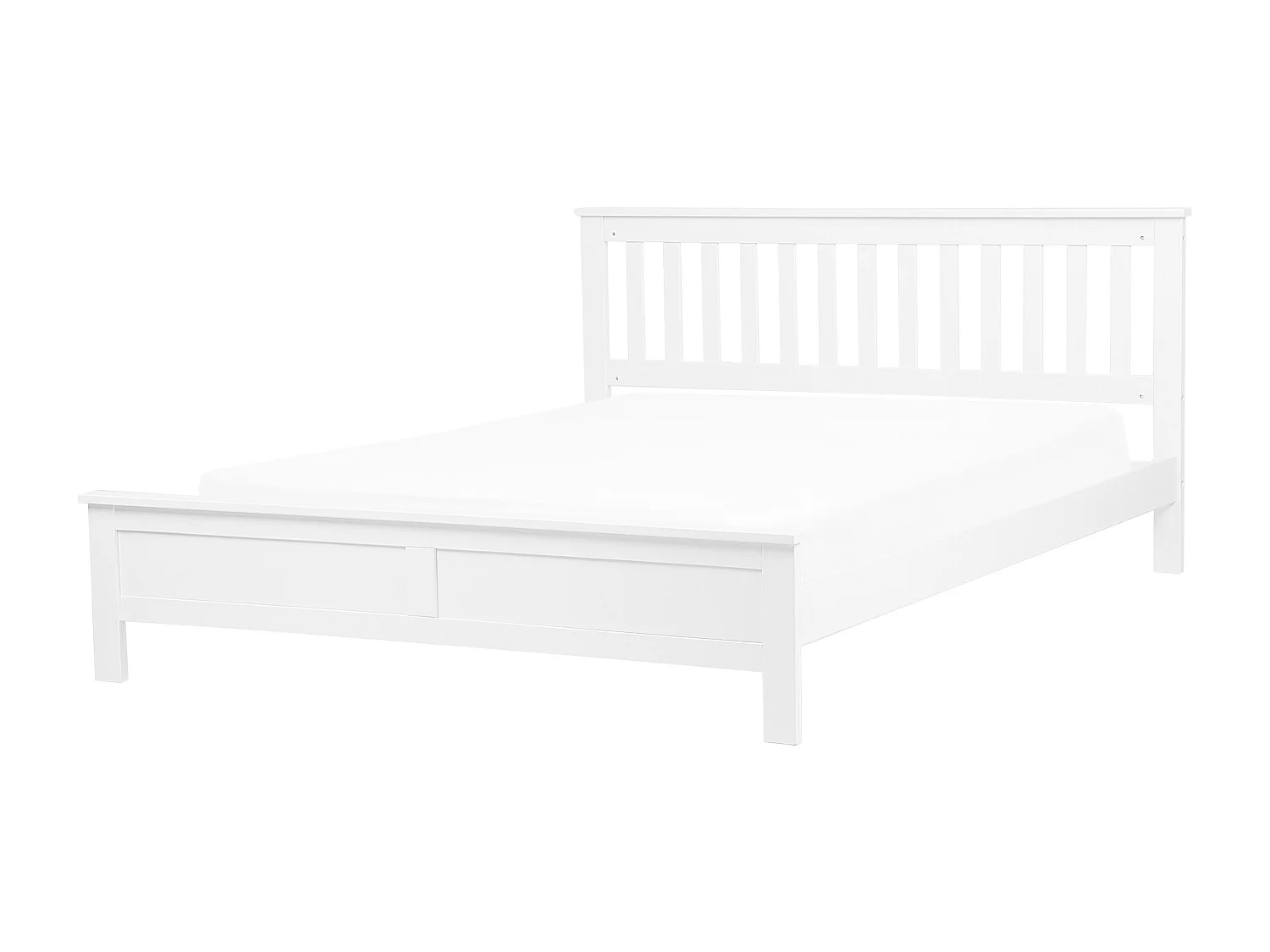 Bed Dennenhout MAYENNE 160 x 200 cm Wit