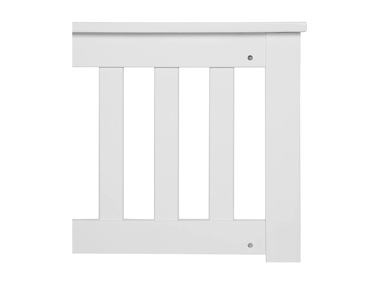 Bed Dennenhout MAYENNE 160 x 200 cm Wit