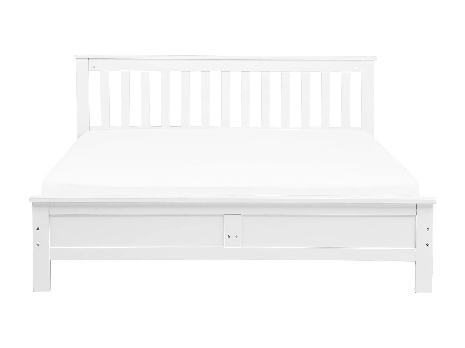 Bed Dennenhout MAYENNE 160 x 200 cm Wit