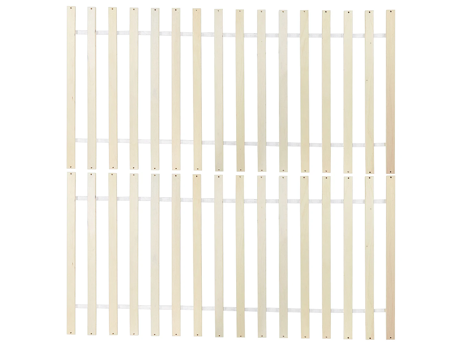 Bett mit Lattenrost Kiefernholz MAYENNE 160 x 200 cm Weiss