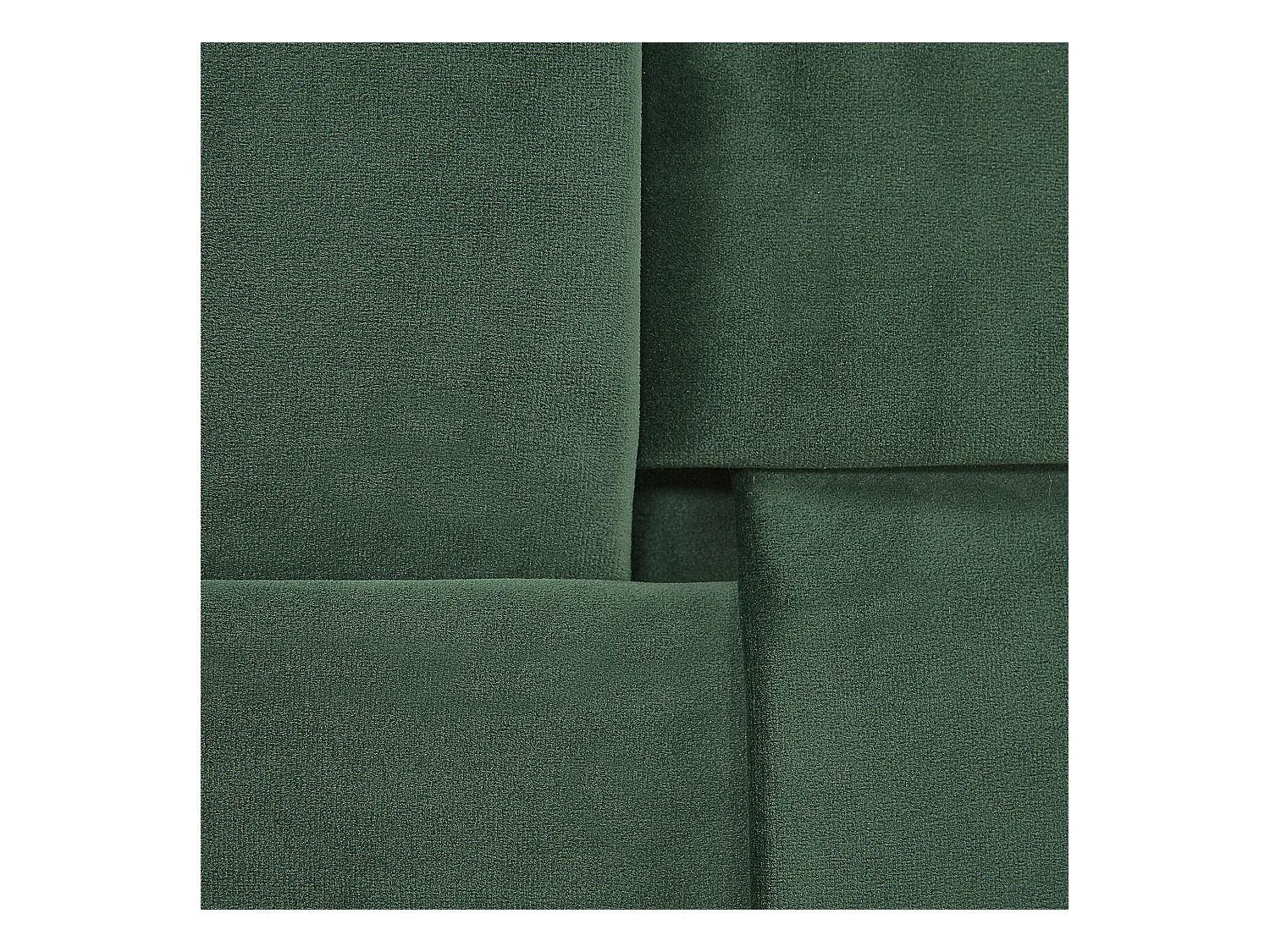 Lit avec sommier Velours LIMOUX 140 x 200 cm Vert foncé