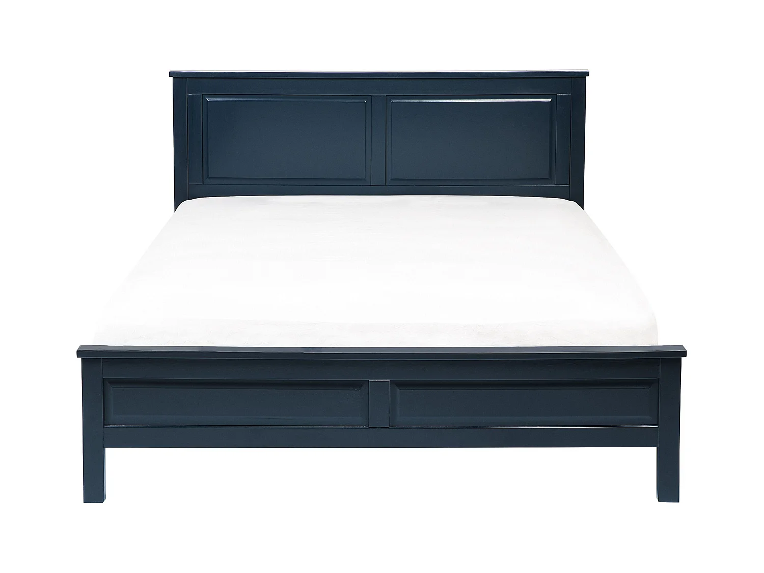 Bed Dennenhout OLIVET 140 x 200 cm Donkerblauw
