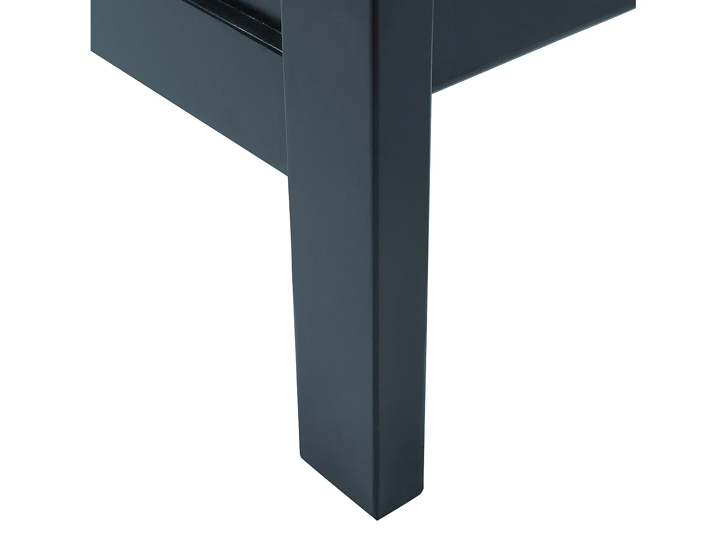 Lit avec sommier Bois de pin OLIVET 140 x 200 cm Bleu foncé