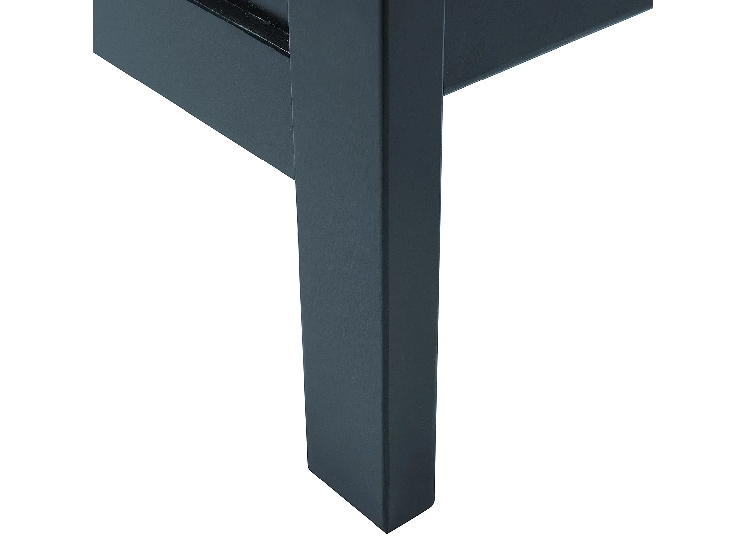 Lit avec sommier Bois de pin OLIVET 140 x 200 cm Bleu foncé