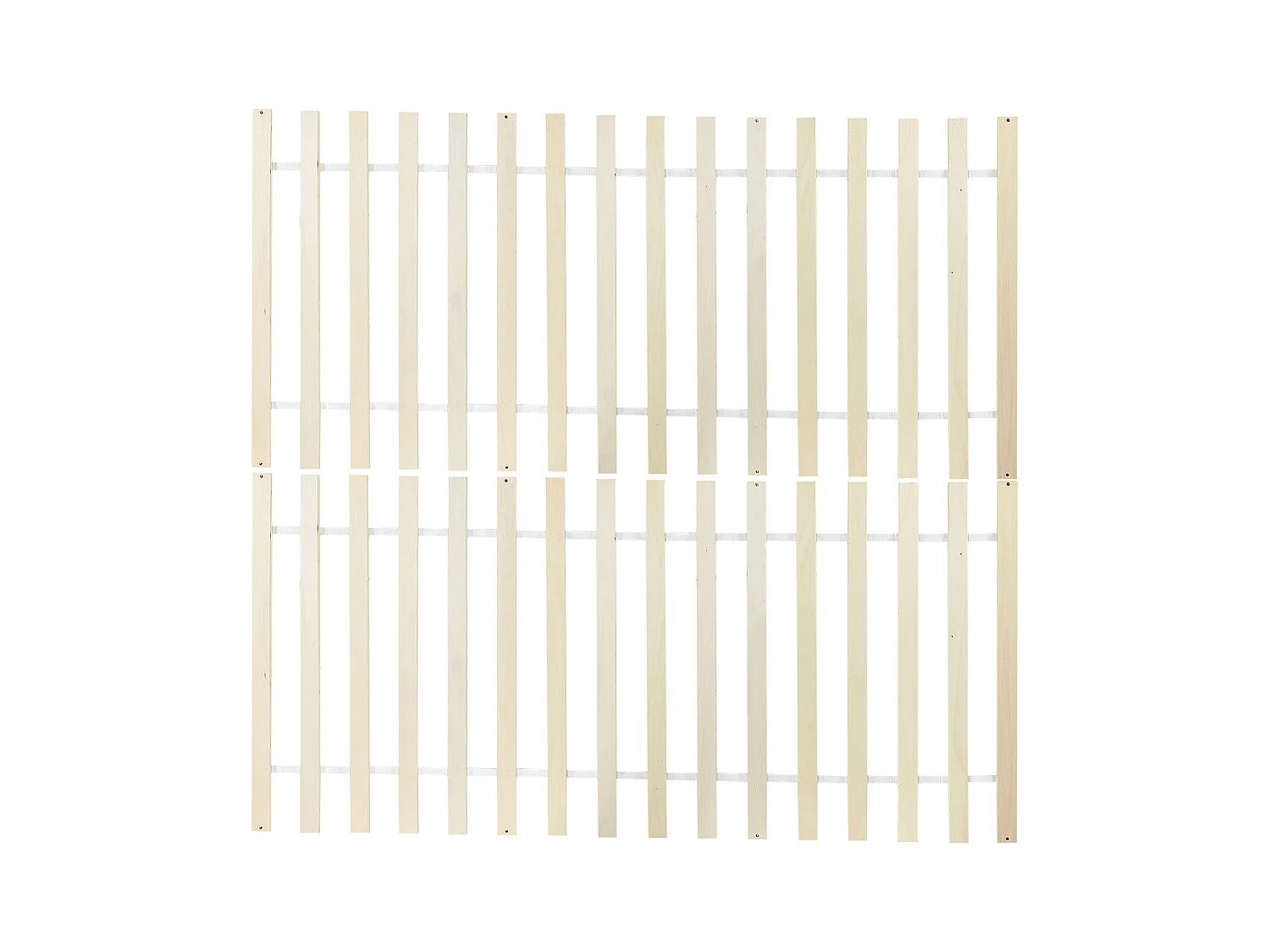 Cama Madeira TANNAY 160 x 200 cm Branco