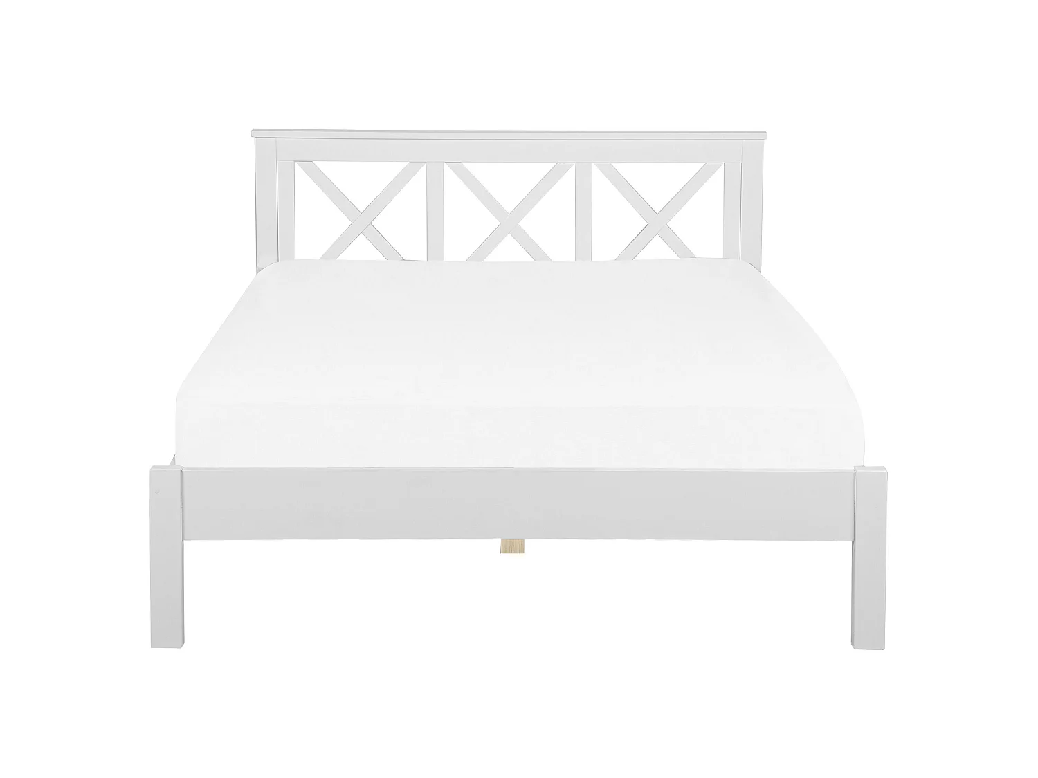 Letto Legno di pino TANNAY 160 x 200 cm Bianco