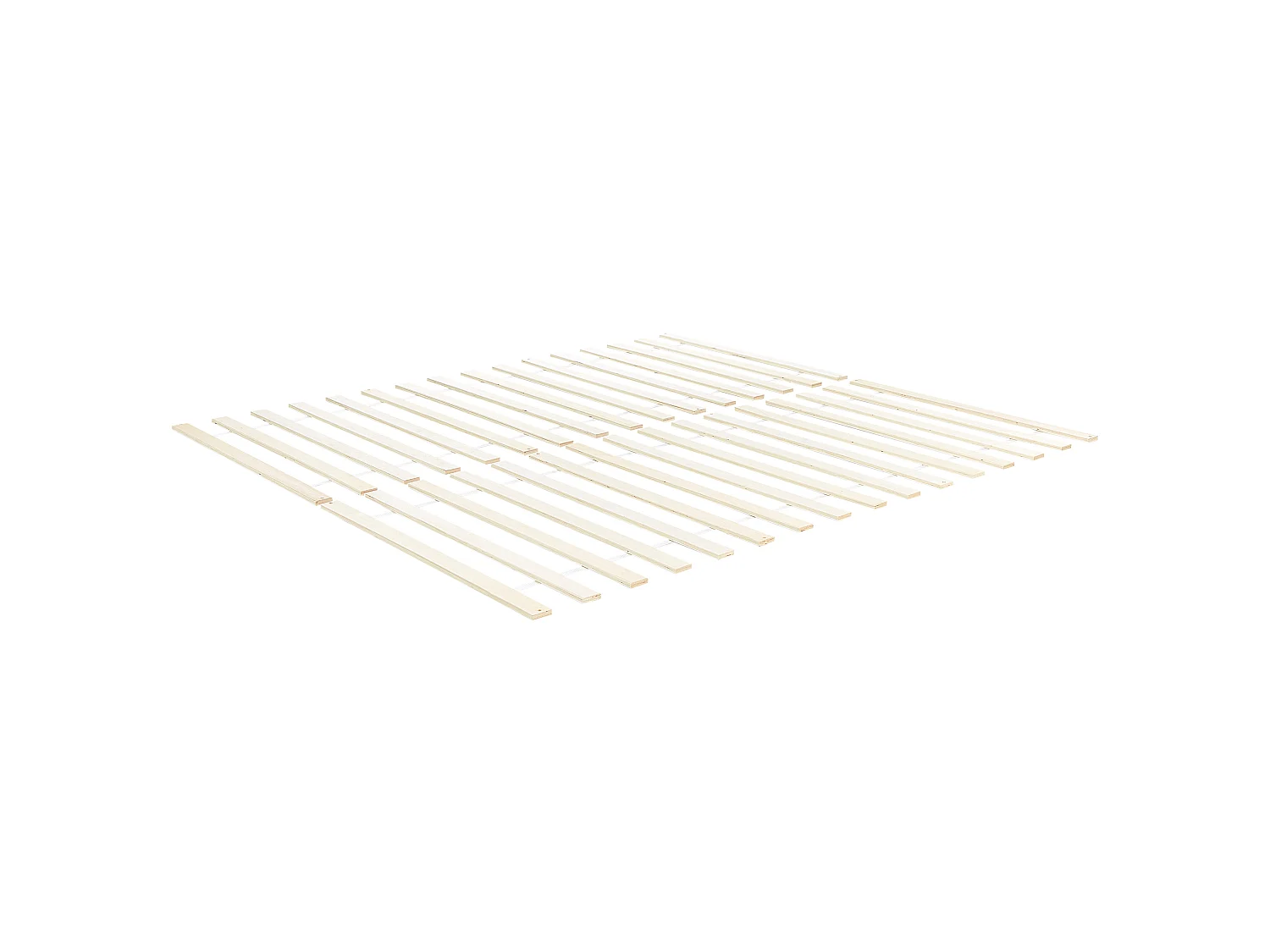Letto Legno di pino TANNAY 160 x 200 cm Bianco