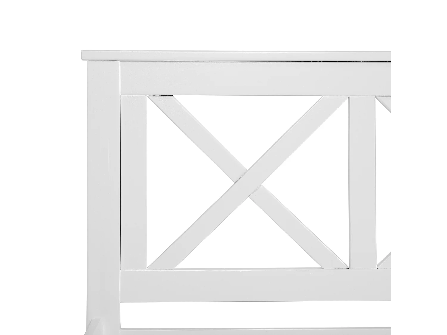 Letto Legno di pino TANNAY 160 x 200 cm Bianco
