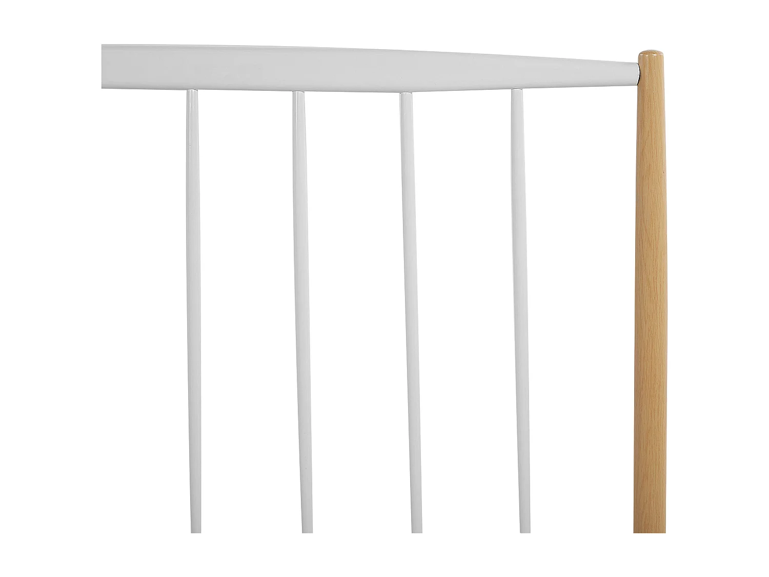 Bed Metaal MAURS 160 x 200 cm Wit