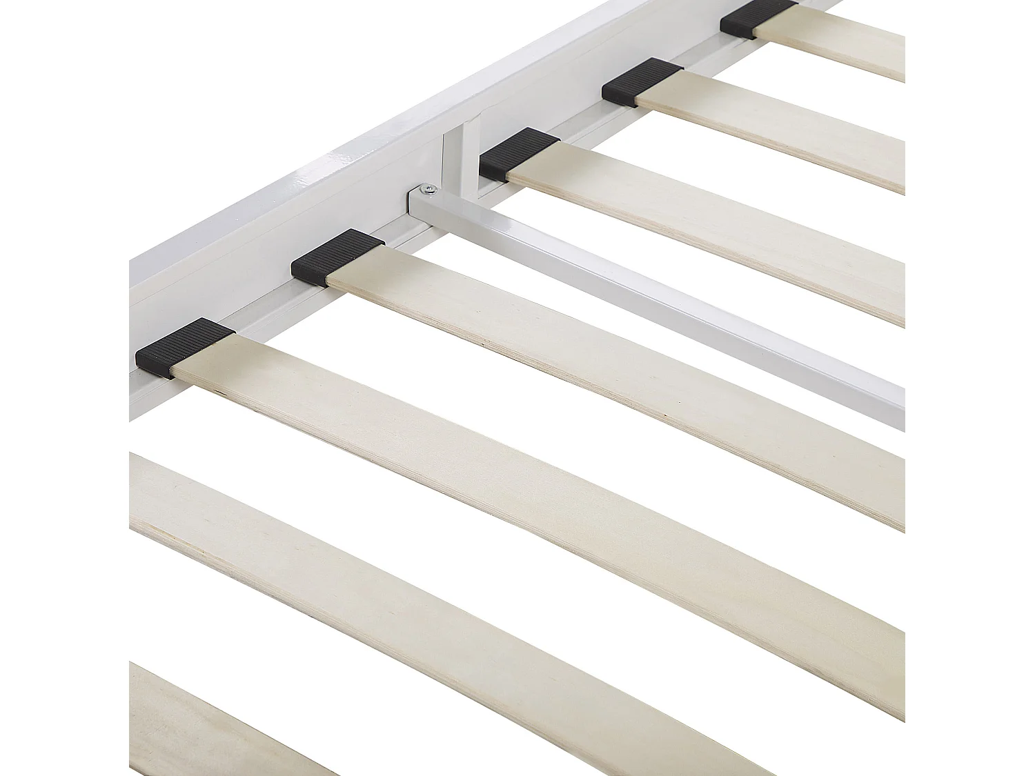 Bed Metal MAURS 160 x 200 cm (EU King Size) White