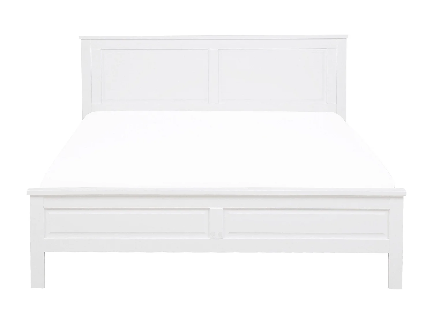 Letto Legno OLIVET 140 x 200 cm Bianco