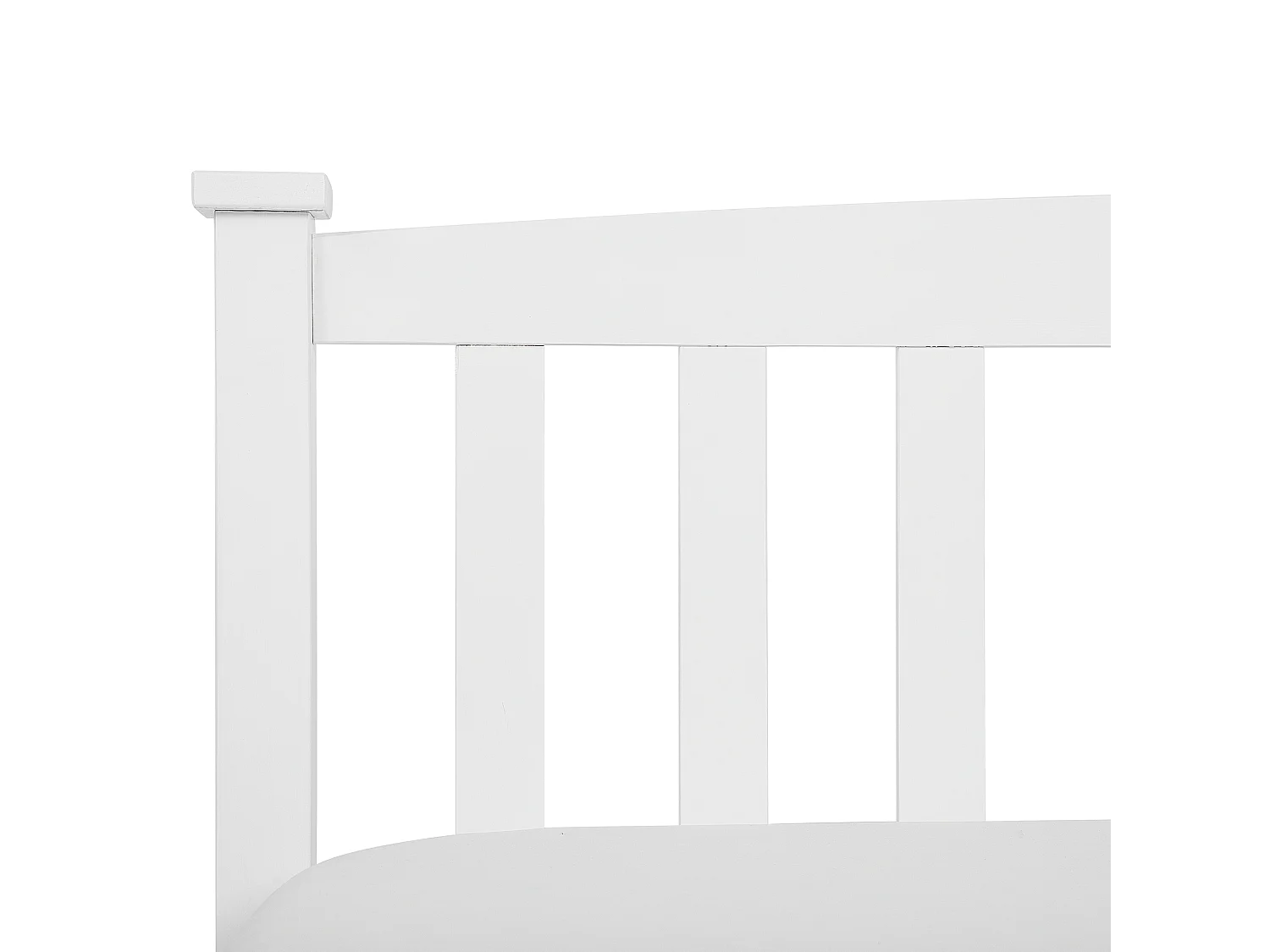 Bed Hout GIVERNY 160 x 200 cm Wit