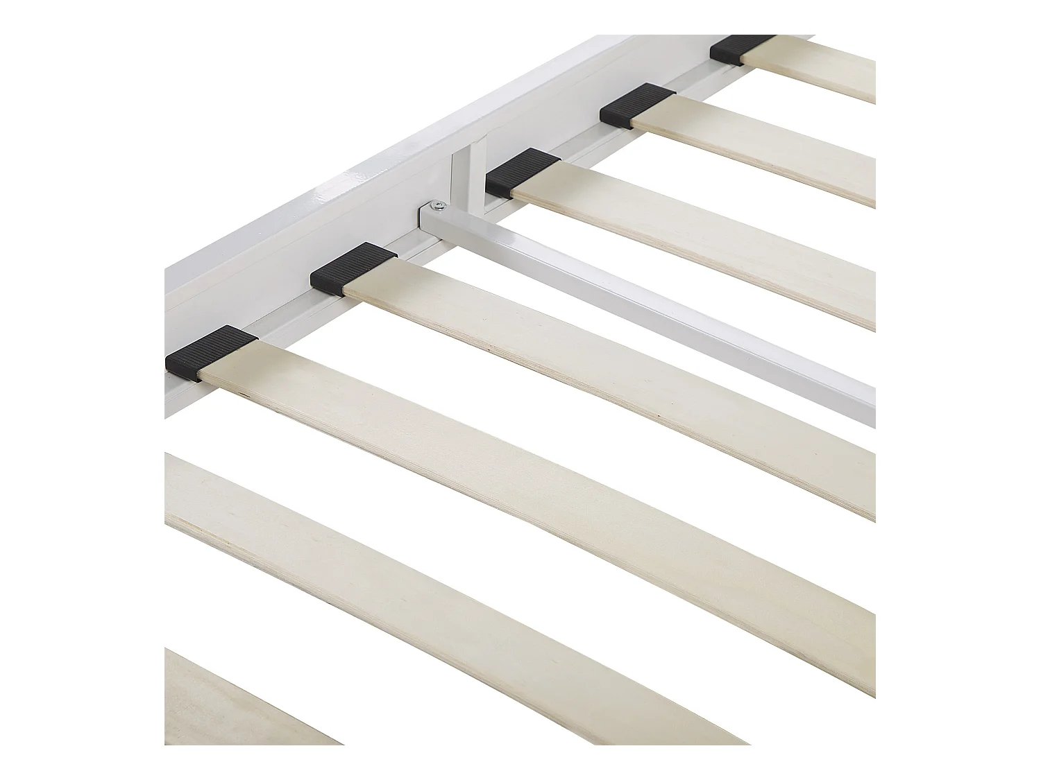 Letto Metallo MAURS 140 x 200 cm Bianco