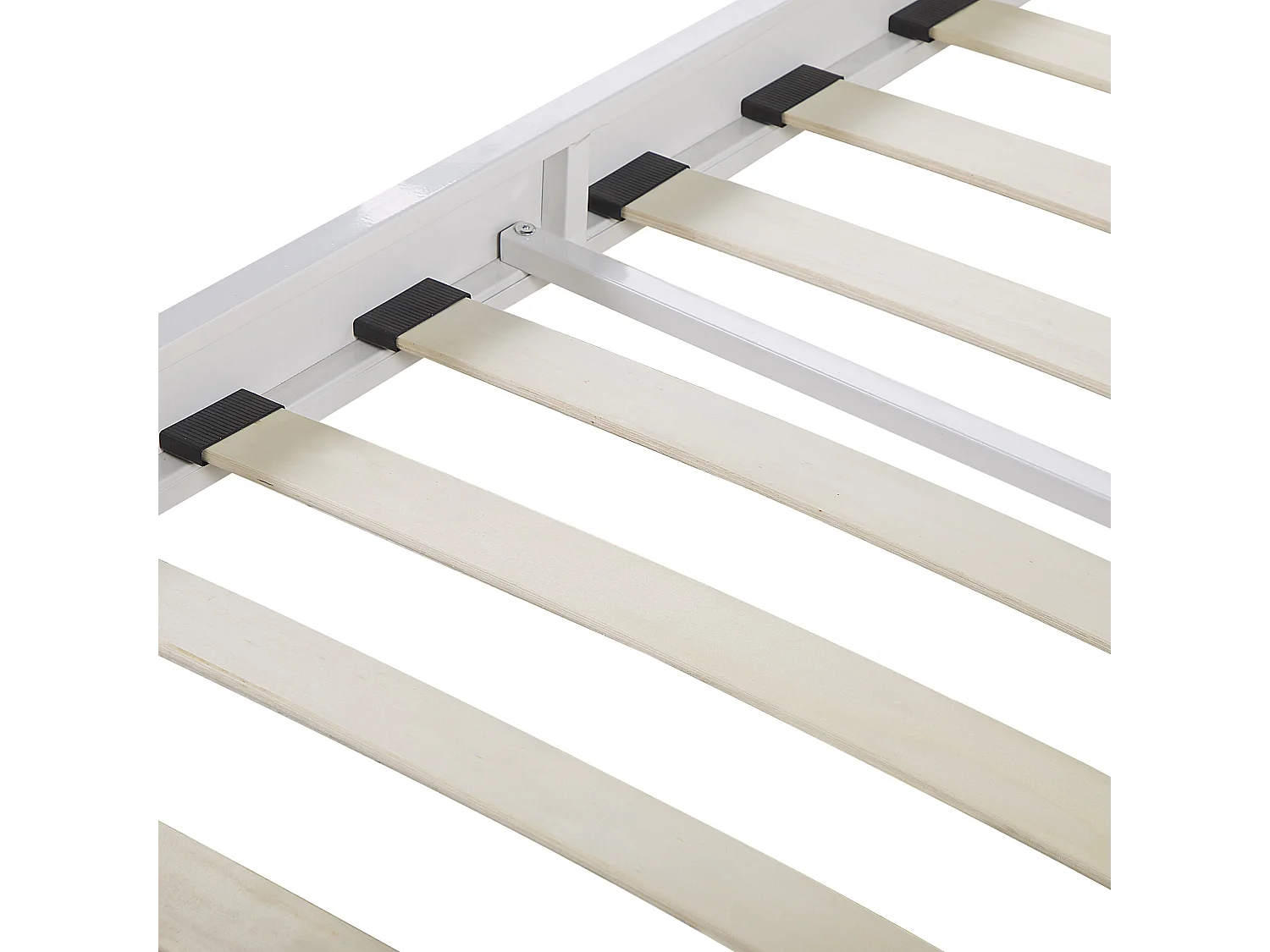 Bed Metaal MAURS 140 x 200 cm Wit