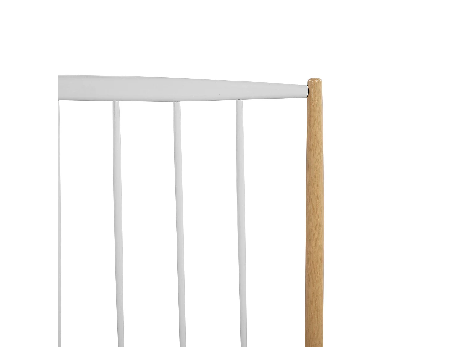 Bed Metaal MAURS 140 x 200 cm Wit