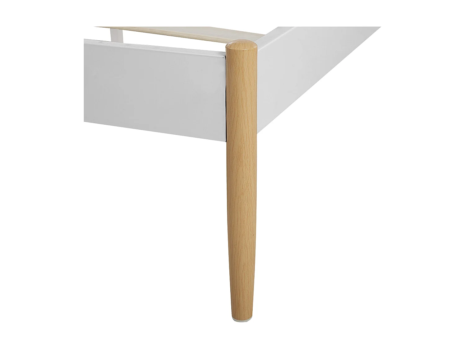 Bed Metaal MAURS 140 x 200 cm Wit