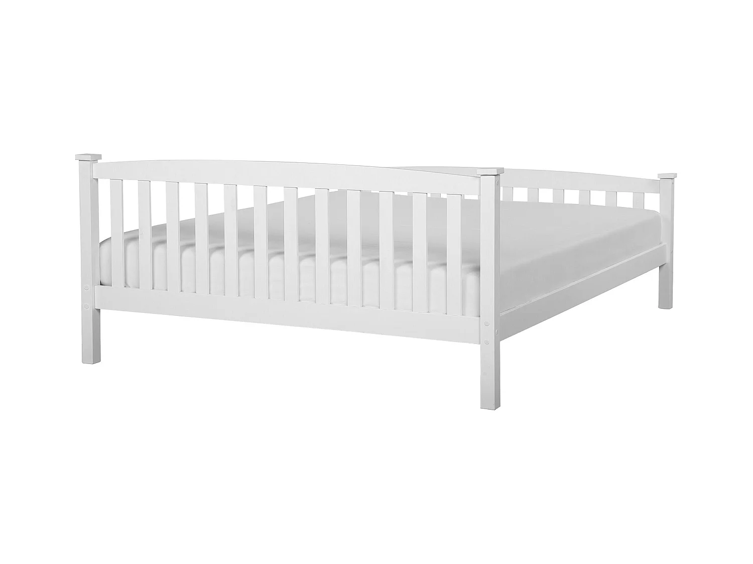 Letto Legno GIVERNY 140 x 200 cm Bianco