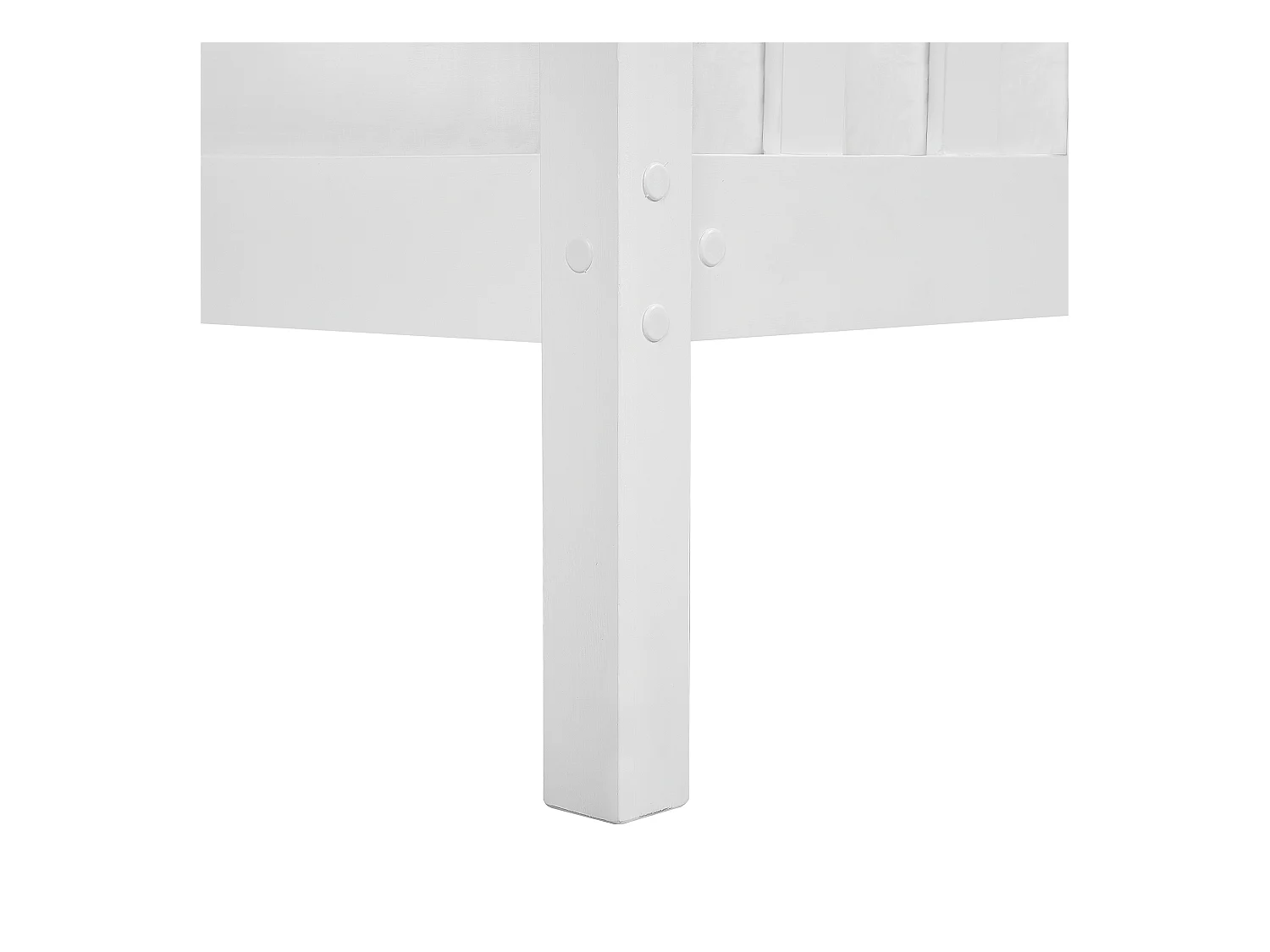 Letto Legno GIVERNY 140 x 200 cm Bianco