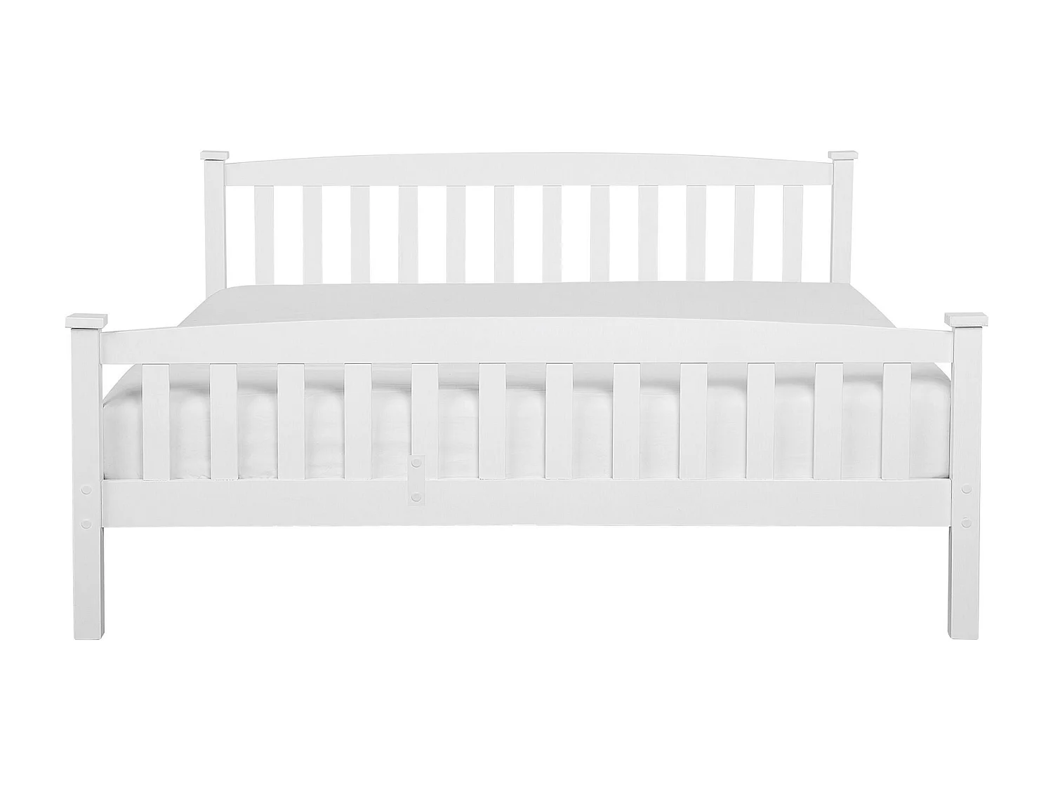 Bed Dennenhout GIVERNY 140 x 200 cm Wit