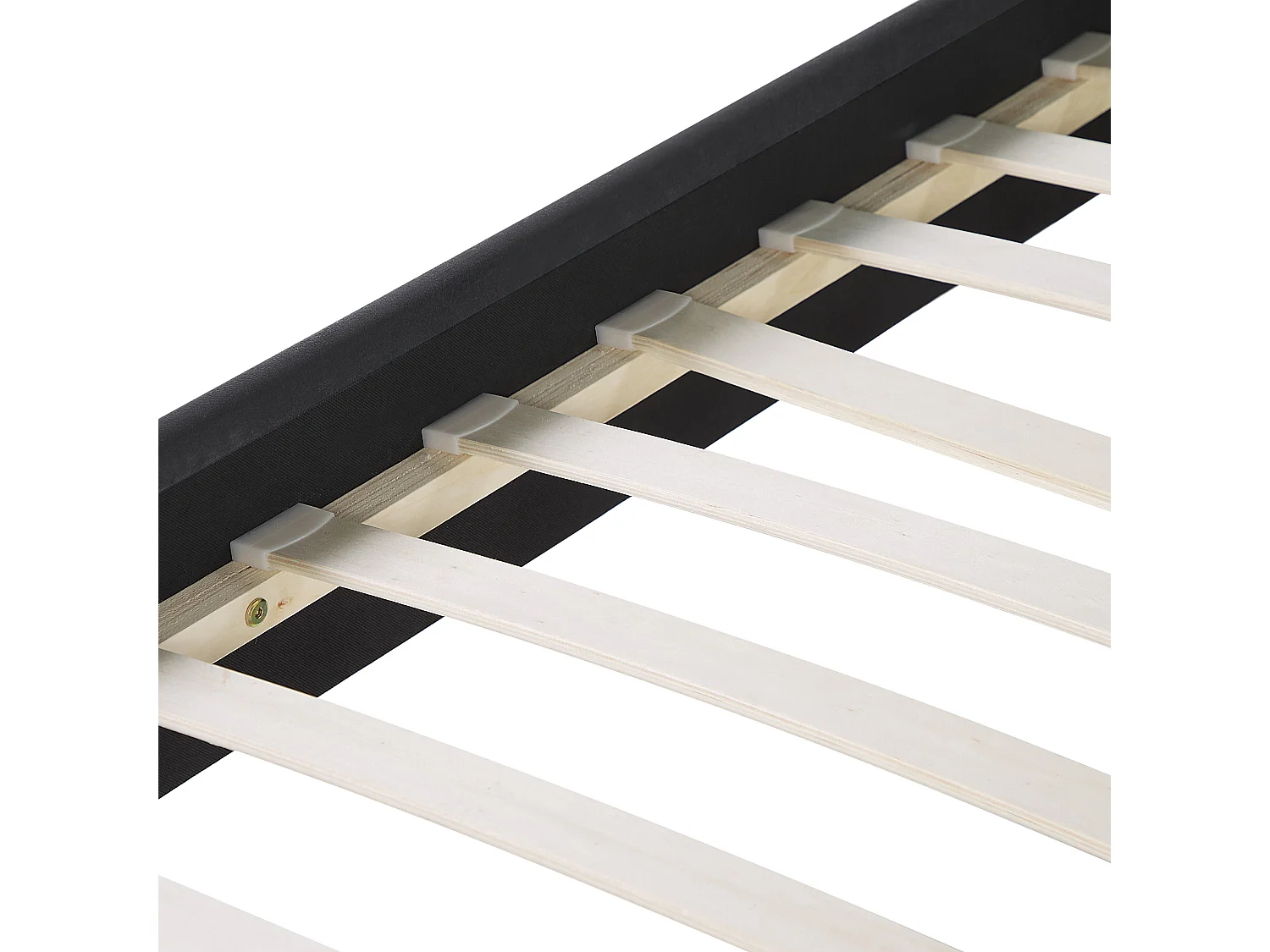 Letto Velluto BELLOU 160 x 200 cm Grigio scuro