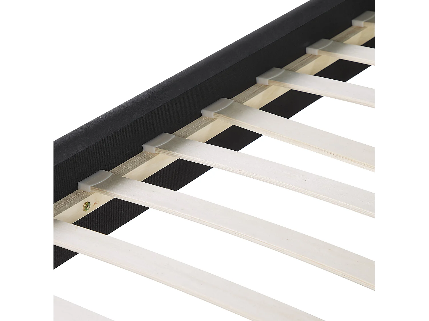 Bed Fluweel BELLOU 160 x 200 cm Donkergrijs