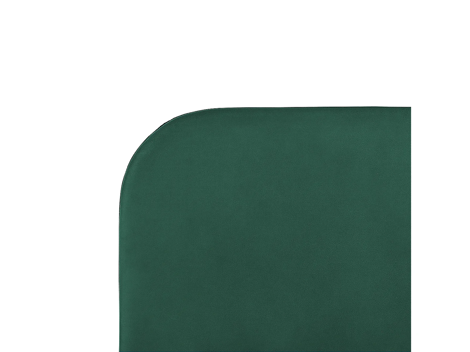 Lit avec sommier Velours FLAYAT 140 x 200 cm Vert émeraude