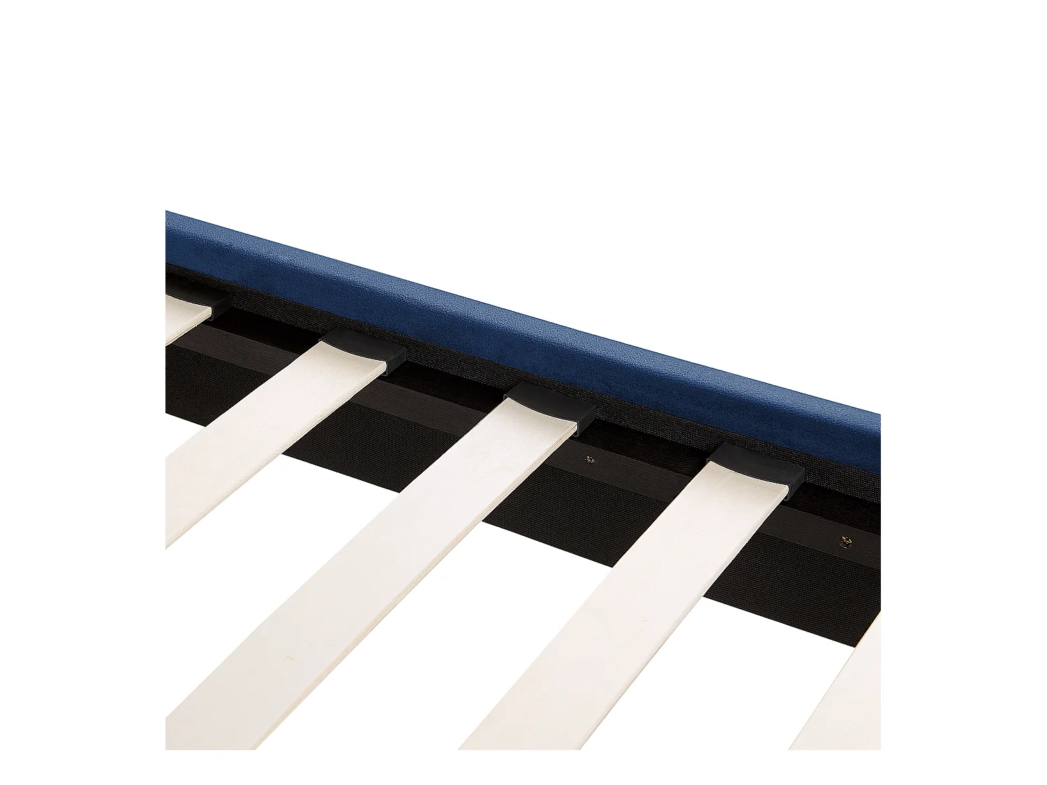 Letto Velluto FLAYAT 160 x 200 cm Blu marino