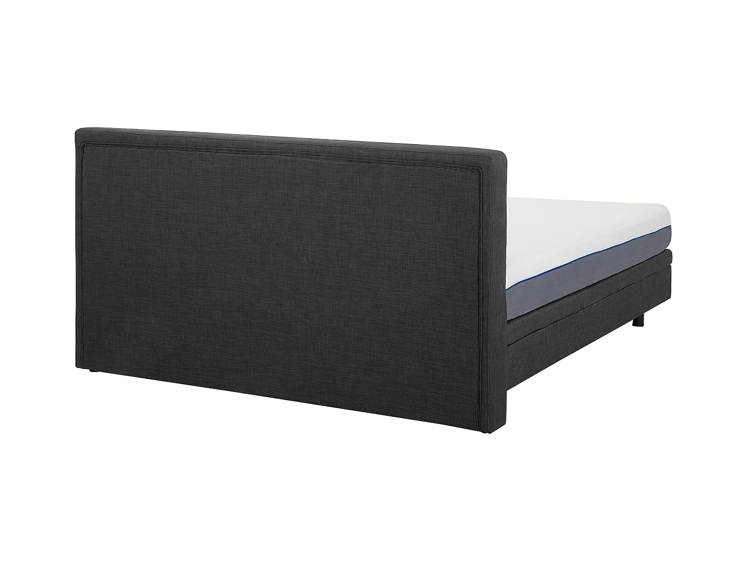 Lit réglable Tissu DUKE 180 x 200 cm Gris foncé