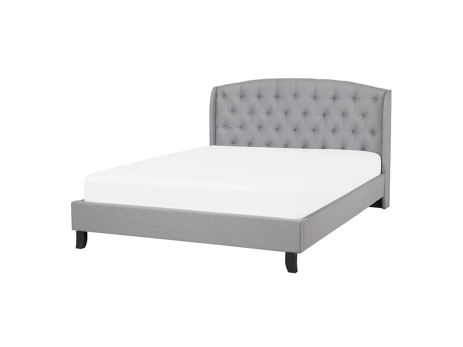 Bed Fabric BORDEAUX 140 x 200 cm (EU Double) Light Grey