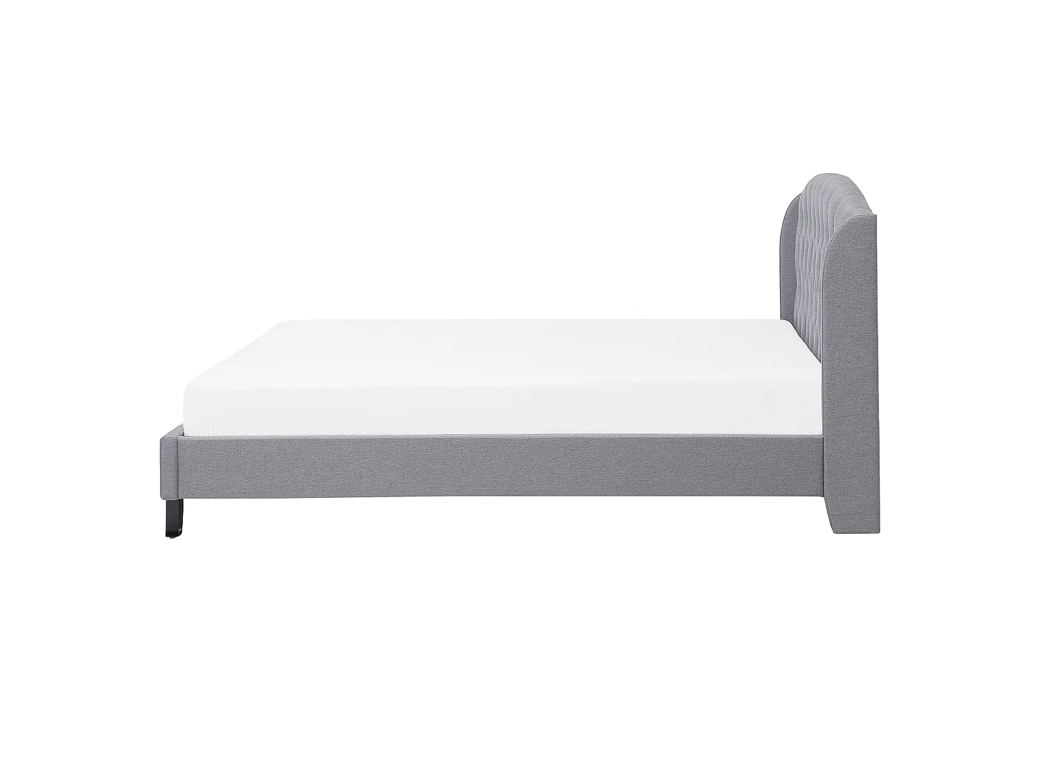 Bed Fabric BORDEAUX 140 x 200 cm (EU Double) Light Grey
