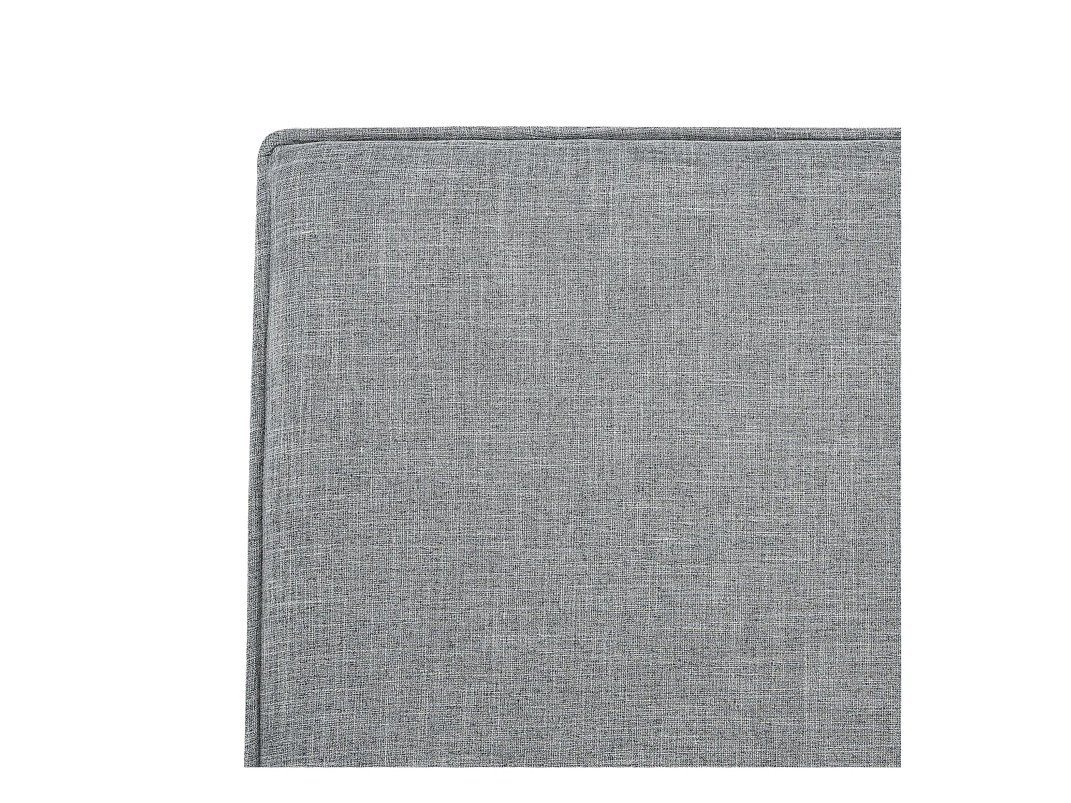 Lit avec sommier Tissu SENNEZ 160 x 200 cm Gris clair